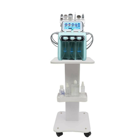 BodyTechSolution® Hydrafacial Machine Salon Roller Trolley Cart | Beauty Instrument Stand with Tray with Wheel, ( Load 60KG ), Metal Trolley for Beauty or Medical Equipment